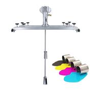 FXLUHAY Agitatore d'aria per serbatoio, miscelatore pneumatico da 1000 litri, strumento di miscelazione pneumatica per vernice agitatore d'aria, elica pieghevole, con gancio di supporto (H003)