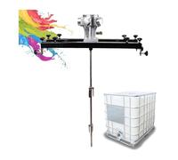 FXLUHAY Agitatore d'aria Pneumatico Miscelatrice Miscelatore Vernice Agitatore con Gancio di Supporto Retrattile per Miscelare Vernice Spezie Dye