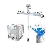 FXLUHAY Agitatore pneumatico, Agitatore di vernice per miscelatore, staffa per macchina per agitazione per vernice, strumento per miscelare la vernice dell'agitatore dell'aria per la miscelazione del