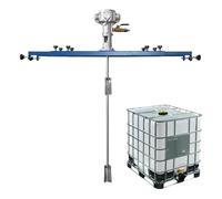 FXLUHAY Agitatore pneumatico, Agitatore pneumatico, Agitatore per vernice, Miscelatore per pigmenti con gancio di supporto, per dissolvente dell'inchiostro Agitatore