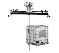 FXLUHAY Agitatori d'aria, Macchina pneumatica per miscelatore serbatoio da 1 tonnellata, macchina per agitazione della vernice, elica pieghevole, per mescolare intonaco e malta (grandi cinque)