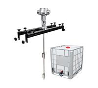 FXLUHAY Agitatori d'aria, miscelatore pneumatico per serbatoi da 1 tonnellata, macchina per agitare la vernice, elica pieghevole, per mescolare intonaco e malta (cinque piccoli)