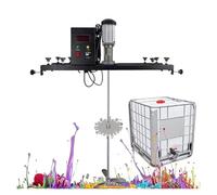 FXLUHAY Miscelatore for vernici commerciale, miscelatore elettrico for serbatoi da 2000 W, agitatore ad aria for miscelatore for vernice for solvente for inchiostro,(B)