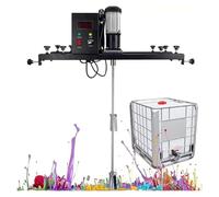 FXLUHAY Miscelatore for vernici commerciale, miscelatore elettrico for serbatoi da 2000 W, agitatore ad aria for miscelatore for vernice for solvente for inchiostro,(A)