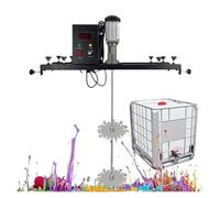 FXLUHAY Miscelatore for vernici commerciale, miscelatore elettrico for serbatoi da 2000 W, agitatore ad aria for miscelatore for vernice for solvente for inchiostro,(C)