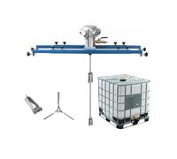 FXLUHAY Miscelatore pneumatico di vernice, Agitatore d'aria da 265 galloni, Strumento di miscelazione della macchina di miscelazione della vernice 1300RPM, Miscelatore a staffa, Speciale per barili