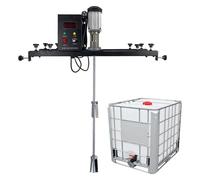 FXLUHAY Miscelatore pneumatico for serbatoio da 1 tonnellata, agitatore for vernice, miscelatore for cemento, agitatore for rivestimento for miscelazione di idrosol di vernice e colorante