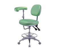 FXLUHAY Poltrona odontoiatrica, altezza della sedia del medico con schienale, girevole a 360°, sgabello for clinica, pedicure, lavoro, ufficio, casa, da 49 a ~ 66 cm(B,49 to 66cm)