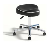 FXLUHAY Sedia da ufficio, sedia da scrivania, sgabello a sella, sedia girevole for massaggi, for estetista, tatuaggi, ciglia, dentisti, studi, sgabello idraulico su ruote(C)