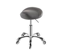 FXLUHAY Sedia sgabello a sella, sgabello ergonomico con ruote, altezza e cuscino morbido e confortevole for casa, ufficio, salone, negozio(Multi-colored)