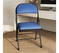 FXLUHAY Sedie pieghevoli impilabili con cuscini Sedie da pranzo in metallo for cucina e ristorante Design compatto Soluzione di seduta confortevole estetica moderna(H)