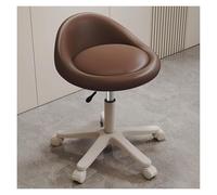 FXLUHAY Sgabello a sella, altezza regolabile, con supporto for la schiena, sedia girevole for parrucchieri, ufficio, comode attività al bancone, bellezza(B)