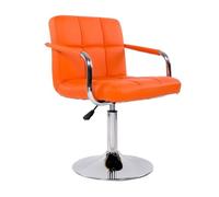 FXLUHAY Sgabello a sella con ruote, sgabello con sollevamento a gas e seduta in pelle sintetica, altezza 40~66 cm, peso supportato 160 kg,(D)