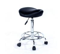 FXLUHAY Sgabello a sella, ergonomico regolabile con schienale - Comoda sedia for cliniche mediche, saloni, studi, uffici e uso domestico(A1)
