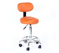 FXLUHAY Sgabello a sella, ergonomico regolabile con schienale - Comoda sedia for cliniche mediche, saloni, studi, uffici e uso domestico(A4)