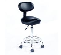 FXLUHAY Sgabello a sella, ergonomico regolabile con schienale - Comoda sedia for cliniche mediche, saloni, studi, uffici for uso domestico(A3)