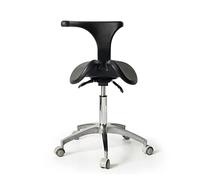 FXLUHAY Sgabello a sella Sgabello a sella Poltrona odontoiatrica for studio dentistico Salone di bellezza Studio massaggi Ufficio,(C2)