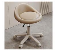 FXLUHAY Sgabello a sella, sgabello da salone regolabile in altezza con supporto for la schiena, sedia girevole for parrucchieri, attività al bancone dell'ufficio, lavori di bellezza(D)