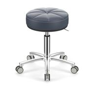 FXLUHAY Sgabello a sella, sgabello girevole regolabile, sedia idraulica in pelle for saloni, centri benessere, cliniche, studi di tatuaggi,(B2)