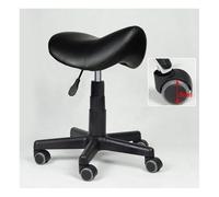 FXLUHAY Sgabello a sella, sgabello regolabile resistente con ruote, pouf girevole for cliniche, dentisti, centri benessere, massaggi, supporta 550 libbre(38-50cm)