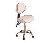 FXLUHAY Sgabello da disegno multiuso for ufficio e spa con cuscino for schienale e ruote, sedia da salone di bellezza ad alto comfort da 19"~24", sedia for stilisti odontoiatrici, tatuatori(Style1)