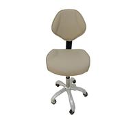 FXLUHAY Sgabello da disegno multiuso for ufficio e spa con cuscino for schienale e ruote, sedia da salone di bellezza ad alto comfort da 19"~24", sedia for stilisti odontoiatrici, tatuatori(Style5)