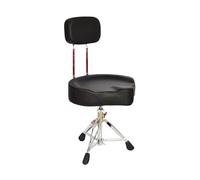FXLUHAY Sgabello da sella con pedale, sedia da sella girevole a 360°, sedia con supporto for la schiena, sgabello da taglio girevole for ufficio, salone, negozio(45-65cm)
