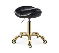 FXLUHAY Sgabello da sella con rotelle, professionale e di design for clinica odontoiatrica, studio estetico e parrucchiere