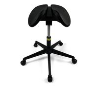 FXLUHAY Sgabello da sella ergonomico - Sedia girevole regolabile for uso dentale, laboratorio, casa, ufficio e salone
