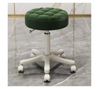 FXLUHAY Sgabello da sella, girevole regolabile, sedia da salone resistente con ruote, sgabello da lavoro medico rotondo 41~53 cm, perfetto(A8)