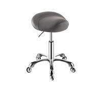 FXLUHAY Sgabello ergonomico con ruote, sedia da trucco idraulica regolabile, poggiapiedi for studi di trucco, uffici, uso interno ed esterno, design arrotolabile for una mobilità confortevole