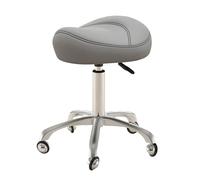 FXLUHAY Sgabello girevole a 360° for studi dentistici, capacità di 220 libbre, sedia for spa, sedia for tatuaggi,(Dark Gray)