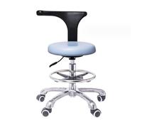 FXLUHAY Sgabello odontoiatrico, sedia odontoiatrica, sgabello for assistente, rotazione a 360°, bracciolo, schienale in pelle for ufficio, cucina, studio dentistico e casa, 50~70 cm(50~70cm)