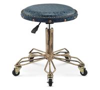 FXLUHAY Sgabello su ruote Master Massage Saddle Sgabello con ruote, Altezza regolabile 40~66 cm, Peso supportato 160 Kg, Parrucchiere