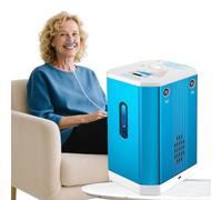 FXNFXLA Dispositivo per Terapia di Inalazione di Idrogeno da 225/450 Ml/Min, Macchina per Inalazione di Idrogeno, Ionizzatore d'Acqua H2 Ad Alta Purezza al 99,99% Blue 450ml/min