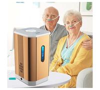 FXNFXLA Dispositivo per Terapia Inalatoria di Idrogeno, Generatore di Acqua Idrogenata da 225/450 Ml/Min, Macchina per Inalazione di Idrogeno H2 Yellow 450ml/min