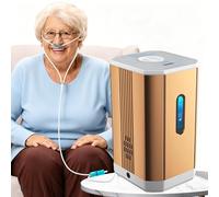 FXNFXLA Dispositivo Portatile per L'inalazione di Idrogeno, Generatore per Idrogenoterapia, Generatore di Gas H2 per Uso Domestico, Inalatore di H2 Ad Alta Purezza (99,99%) Yellow 450ml/min