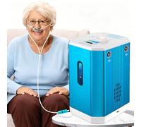 FXNFXLA Dispositivo Portatile per L'inalazione di Idrogeno, Generatore per Idrogenoterapia, Generatore di Gas H2 per Uso Domestico, Inalatore di H2 Ad Alta Purezza (99,99%) Blue 450ml/min