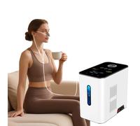 FXNFXLA Macchina per Inalazione di Idrogeno, Macchina per Idrogenoterapia, Ionizzatore d'Acqua Ad Alta Purezza al 99,99%, Inalatore di Idrogeno Molecolare H2, Inalatore a Doppia Uscita Ho 1000ML/MIN