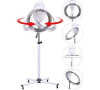 FXPCQC 950W Orbitante Infrarosso Casco Asciugacapelli Riscaldatore Parrucchiere in Piedi Professionale Capelli Colore Permanente Processore Asciugatrice Acceleratore Salone Styling Macchina