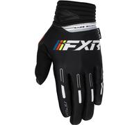 FXR Apex Guanti da motocross, Bianco/nero, Taglia M