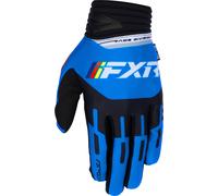 FXR Apex Guanti da motocross, blu/nero, Taglia M