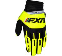 FXR Apex Guanti da motocross, giallo/nero, Taglia XL