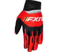 FXR Apex Guanti da motocross, rosso/nero, Taglia S