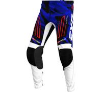 FXR Clutch 2025 Pantaloni da motocross, blu/bianco/rosso, Taglia 36