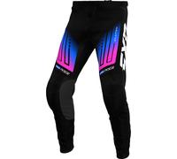 FXR Clutch 2025 Pantaloni Motocross Bambini, nero/blu/viola, Taglia 5