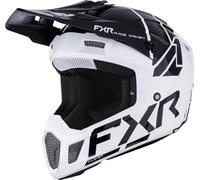 FXR Clutch Comp Casco da motocross, bianco/nero, Taglia 2XL