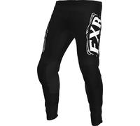 FXR Clutch Conquer Pantaloni Motocross, Bianco/nero, Taglia 36