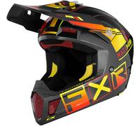 FXR Clutch CX Pro MIPS Casco Motocross, grigio-giallo, taglia L