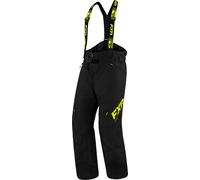 FXR Clutch FX 2023 Pantaloni con bretelle da motoslitta, nero-giallo, taglia M per maschi